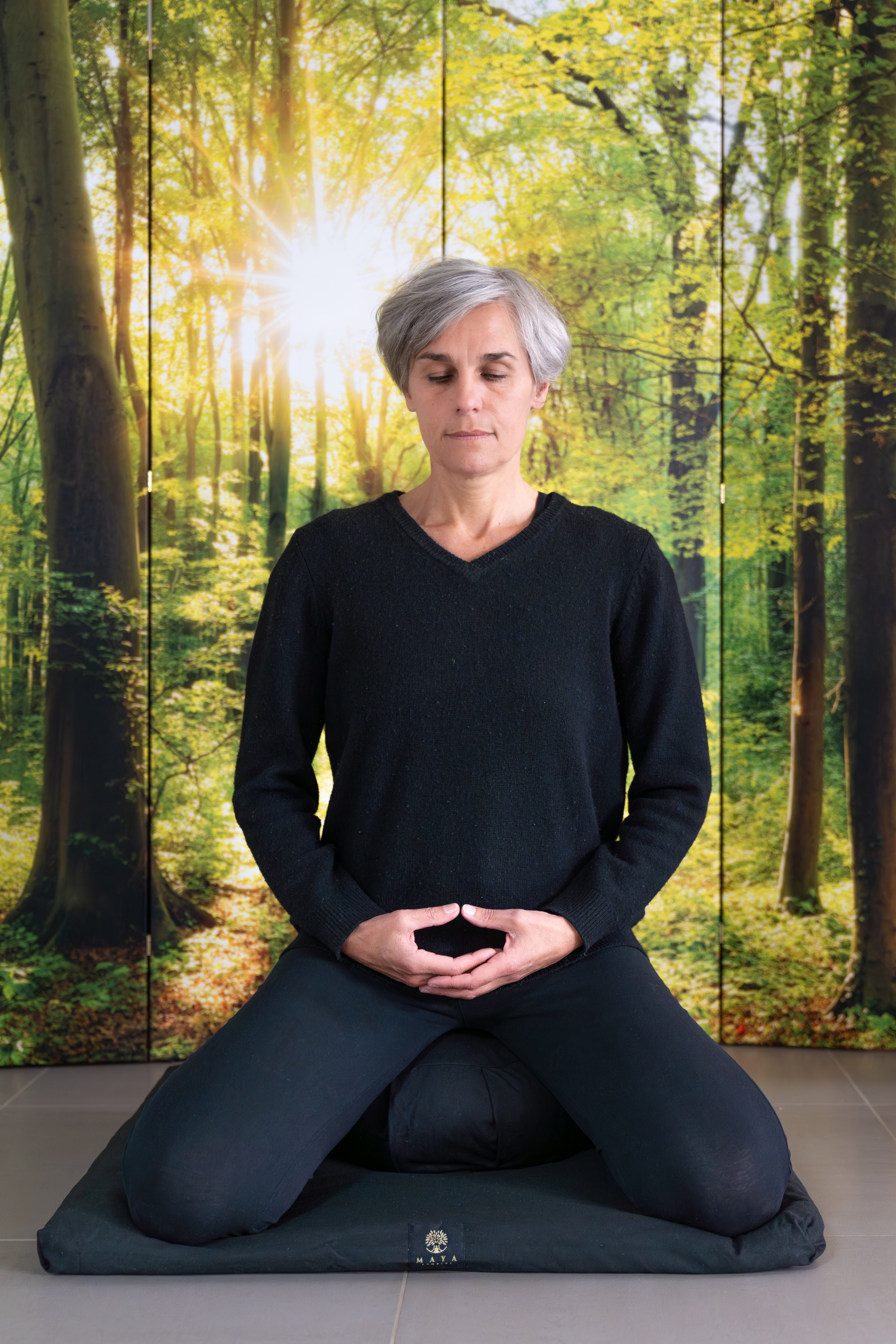 Zen-Meditation im Studio